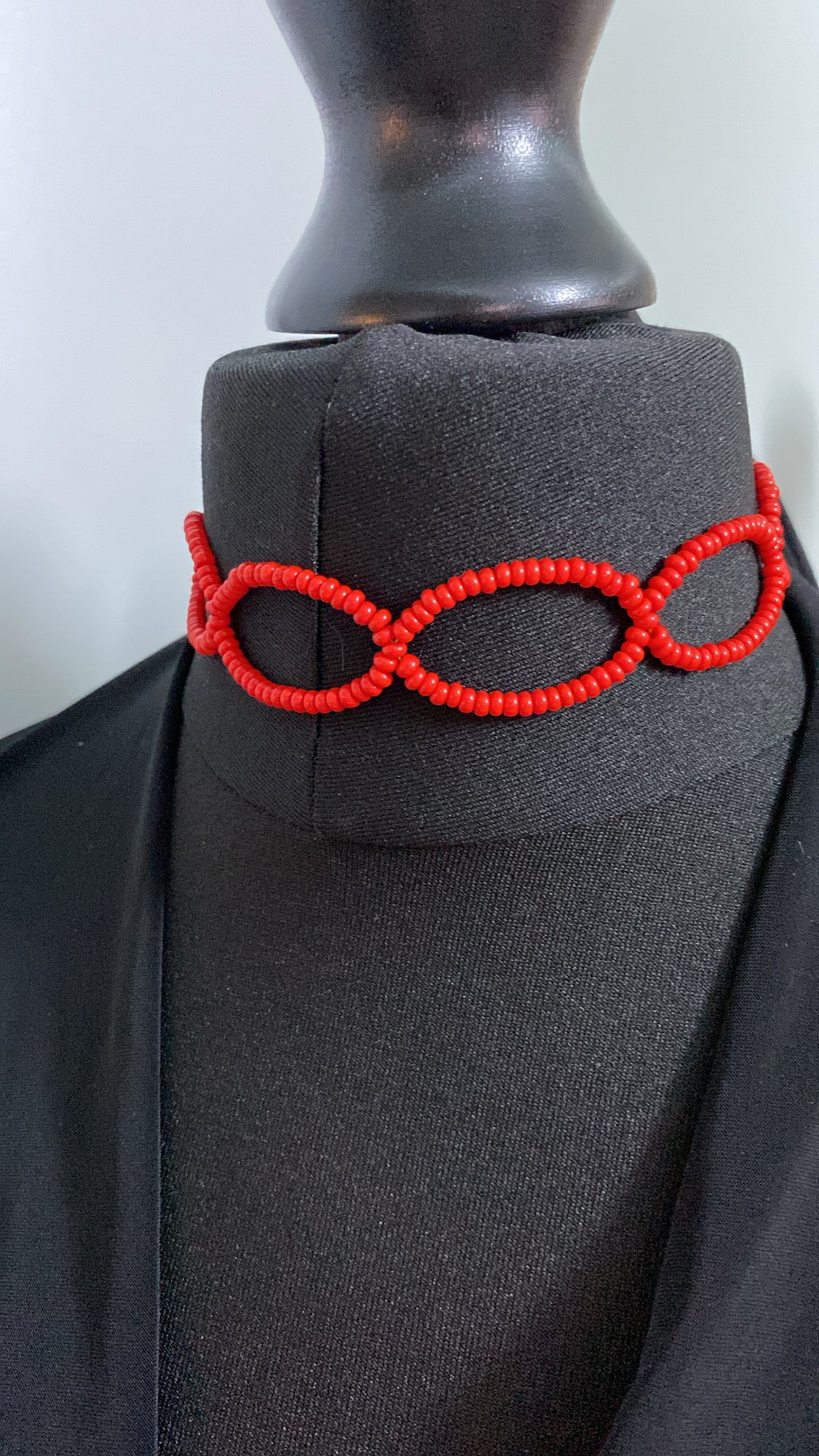 Red Beaded Choker