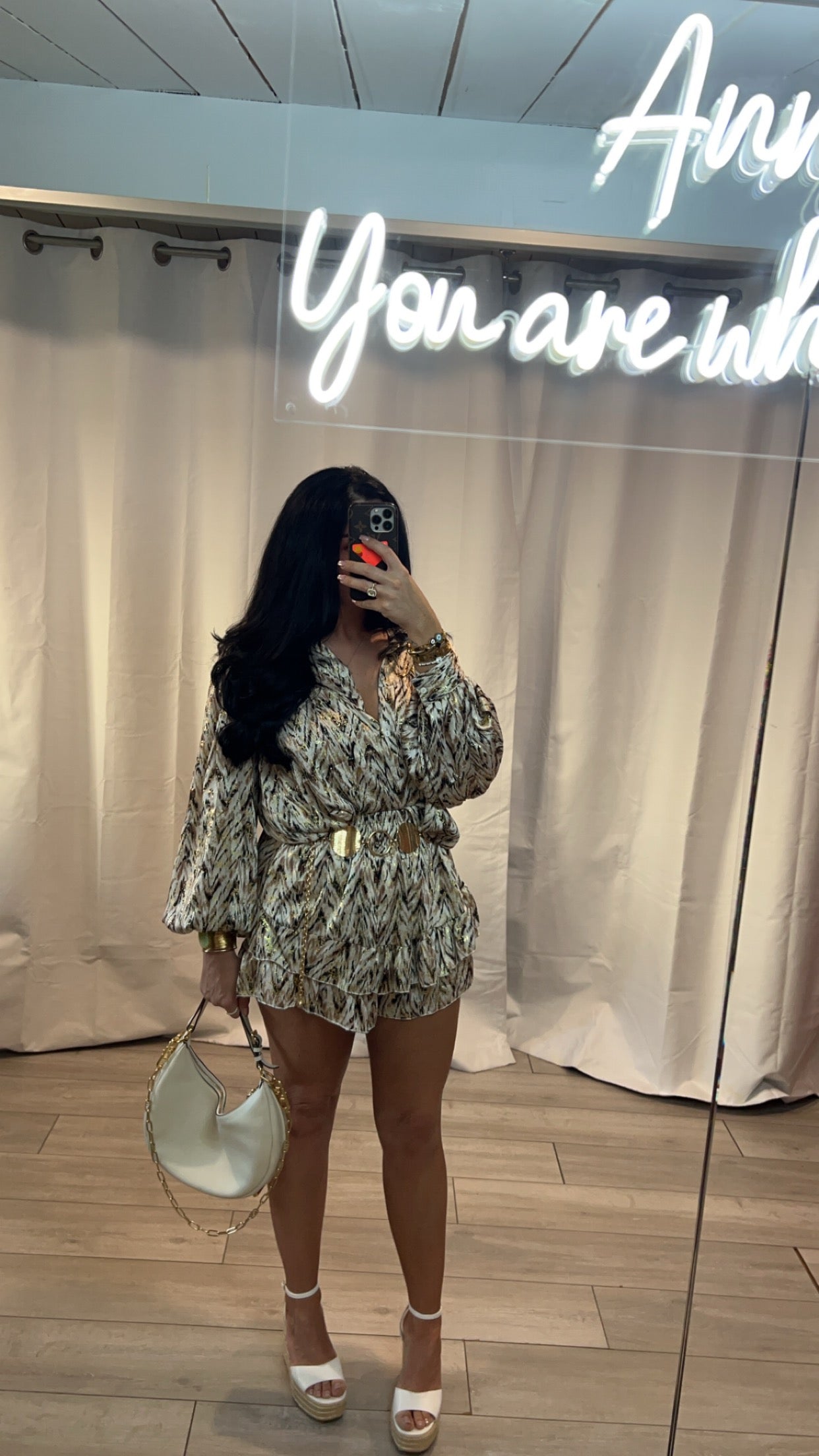 Metallic Print Co Ord