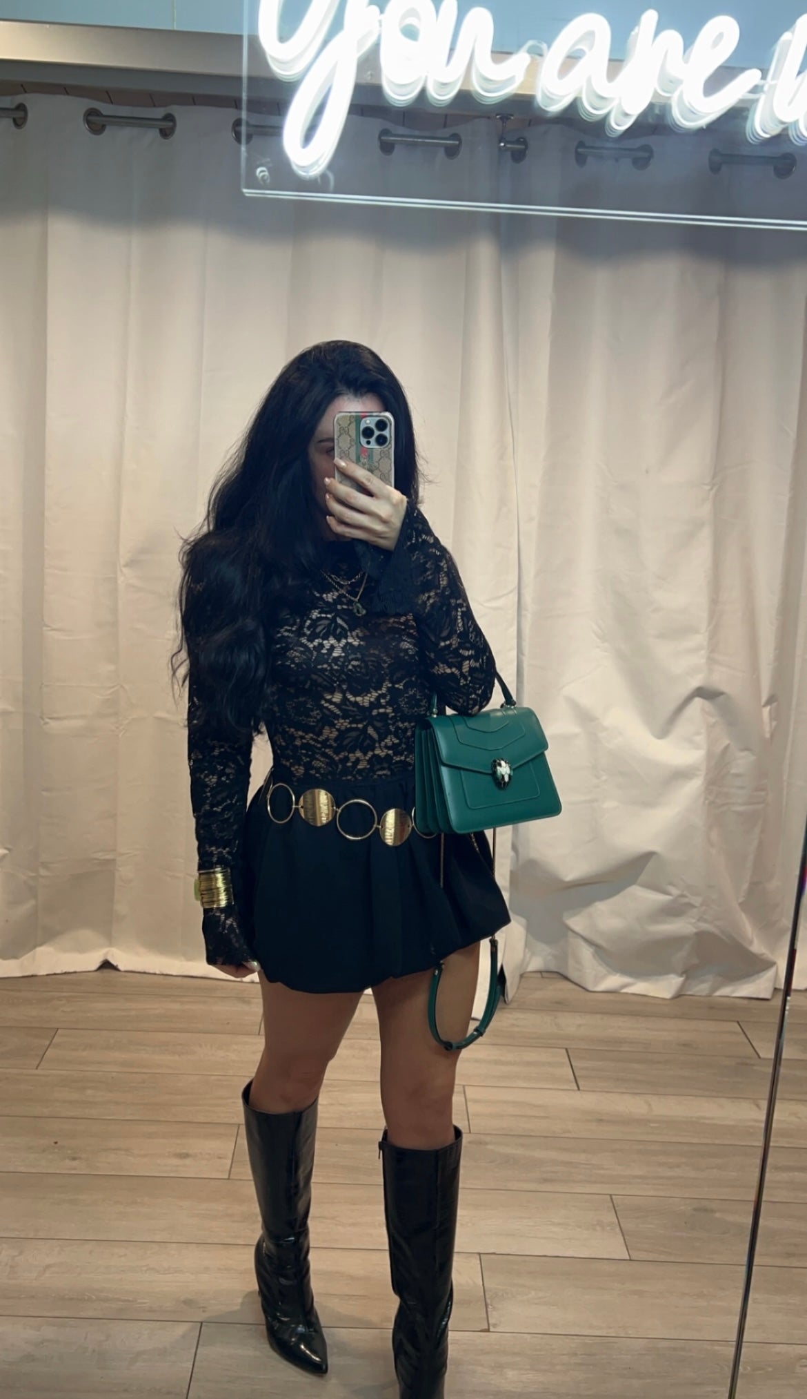 Lace Top Dress