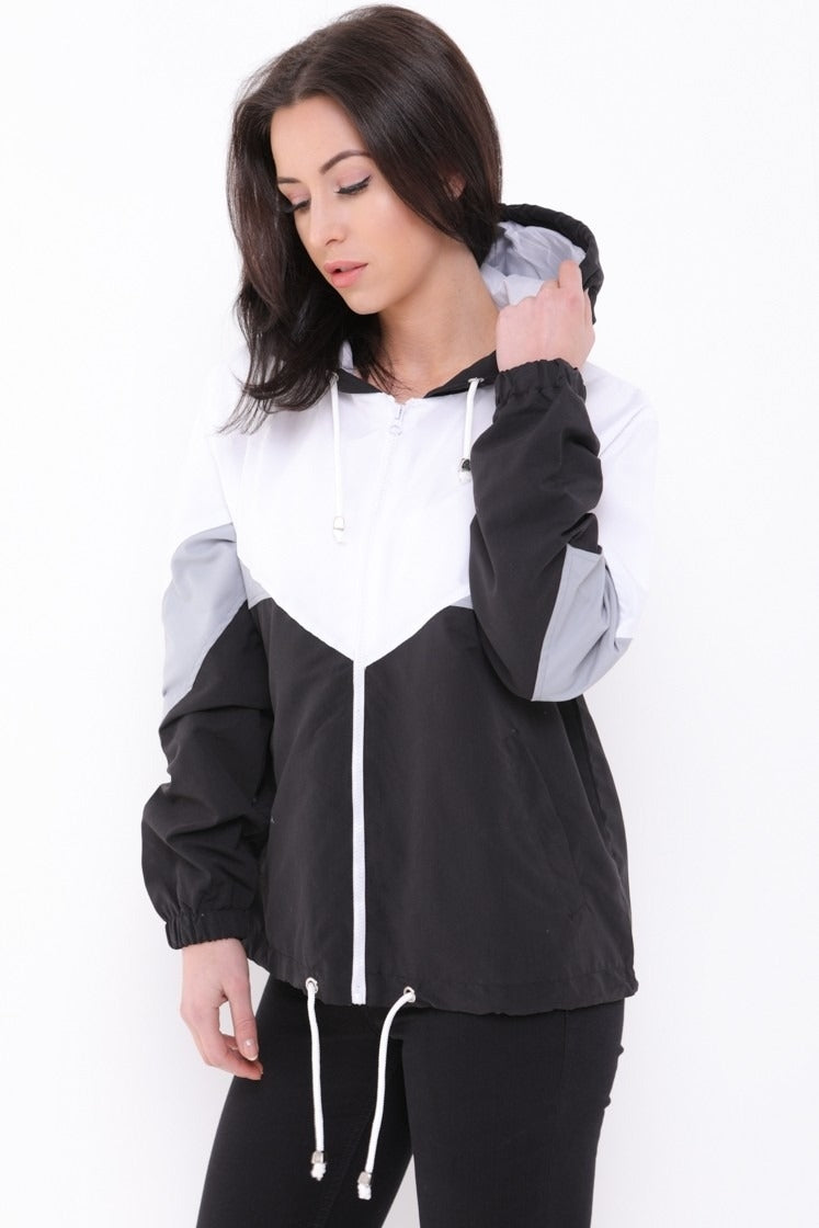 Color Block Windbreaker