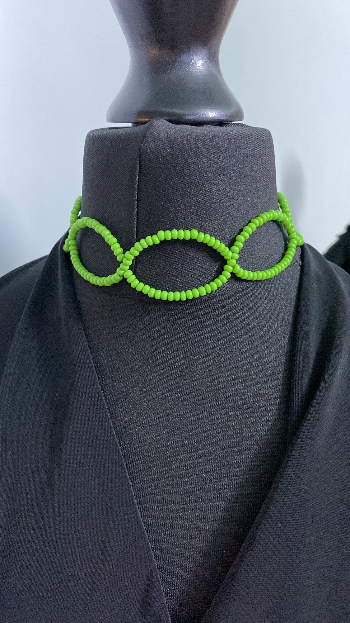 Green Beaded Choker