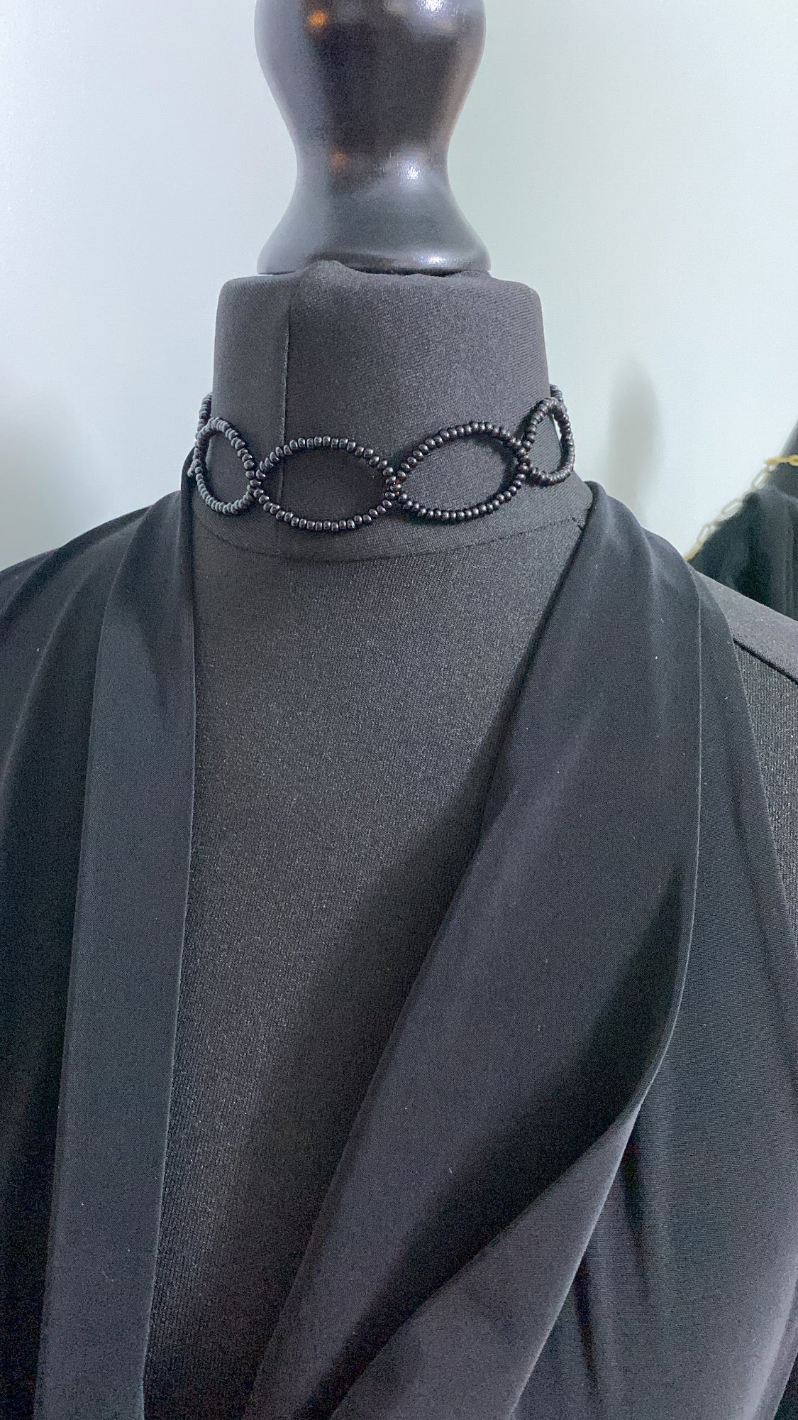 Black Beaded Choker