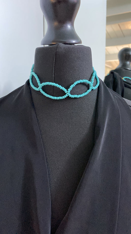 Turquoise Beaded Choker